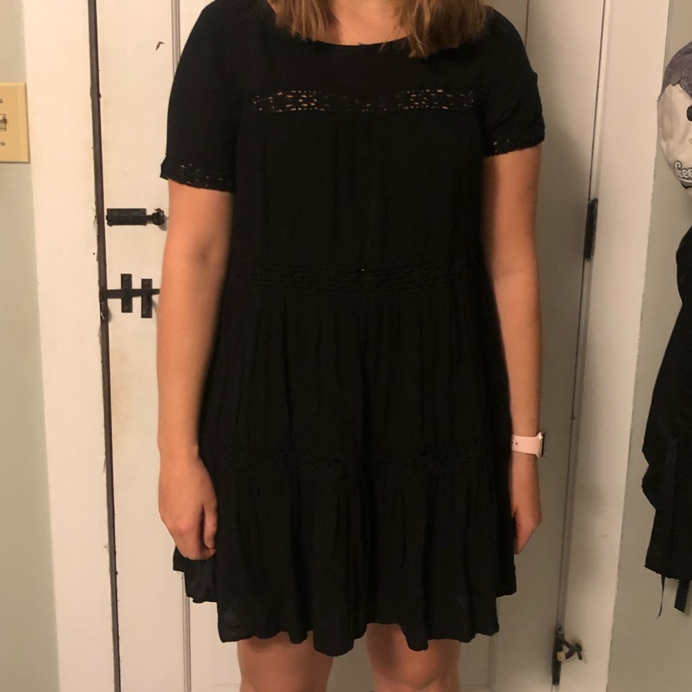 Urban Outfitters Shift Dress- Black
